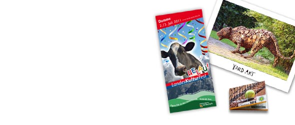 Flyer Handzettel Faltblätter Karten Einladungen Personalisierung Plakate Visitenkarten Postkarten